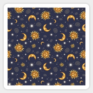 Vintage Celestial Pattern Sticker